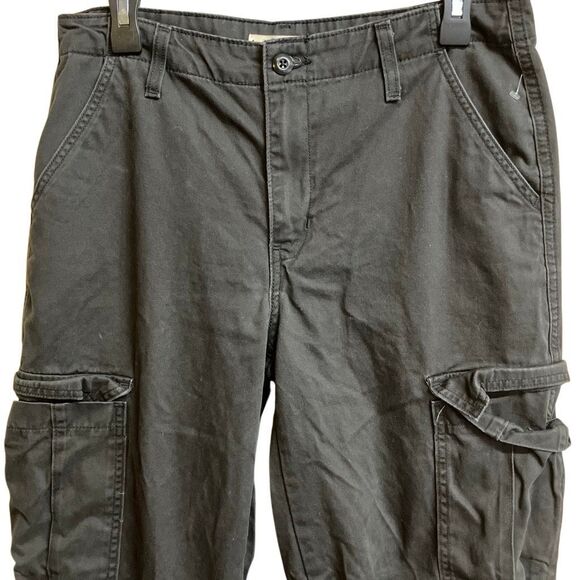 Levi’s charcoal wash cargo “94’ baggy” jeans 90’s inspired grunge size 29 #712 - Picture 4 of 9